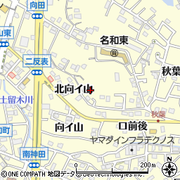 愛知県東海市名和町南寺廻間周辺の地図
