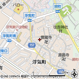 滋賀県守山市浮気町187周辺の地図