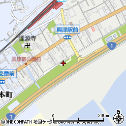 清水清見潟公園興津中町西トイレ周辺の地図
