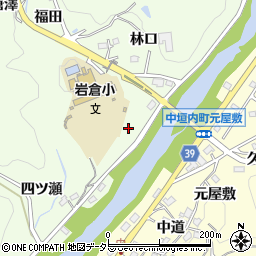 愛知県豊田市岩倉町五ツ畑周辺の地図