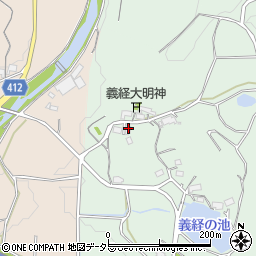 岡山県津山市池ケ原1303-1周辺の地図