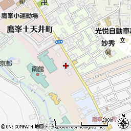 京都府京都市北区鷹峯土天井町10周辺の地図