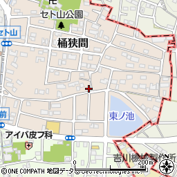 愛知県名古屋市緑区桶狭間2321周辺の地図