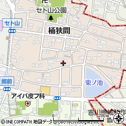 愛知県名古屋市緑区桶狭間2311周辺の地図