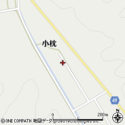 兵庫県丹波篠山市小枕1265周辺の地図