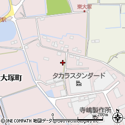 滋賀県東近江市大塚町1288周辺の地図