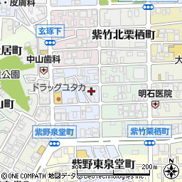 京都府京都市北区紫竹西野山東町31周辺の地図