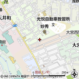 京都府京都市北区鷹峯黒門町10周辺の地図