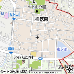 愛知県名古屋市緑区桶狭間2310周辺の地図