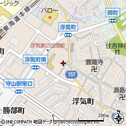 滋賀県守山市浮気町334周辺の地図