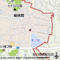 愛知県名古屋市緑区桶狭間2704周辺の地図
