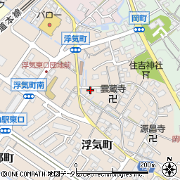 滋賀県守山市浮気町186周辺の地図