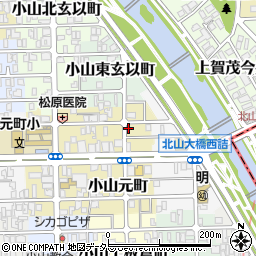 京都府京都市北区小山元町43周辺の地図