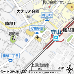 京都銀行守山支店周辺の地図