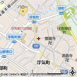 滋賀県守山市浮気町337周辺の地図