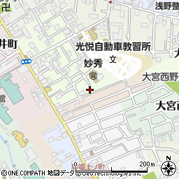 京都府京都市北区鷹峯黒門町11-8周辺の地図