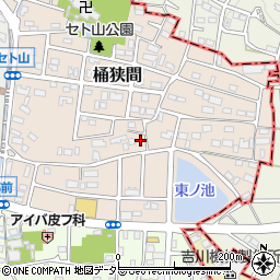 愛知県名古屋市緑区桶狭間2319周辺の地図