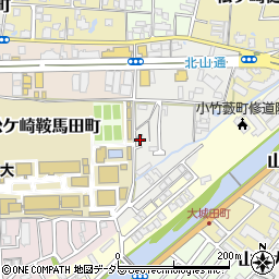 京都府京都市左京区松ケ崎小脇町26-8周辺の地図