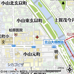 京都府京都市北区小山元町43-4周辺の地図