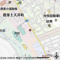 京都府京都市北区鷹峯土天井町16周辺の地図