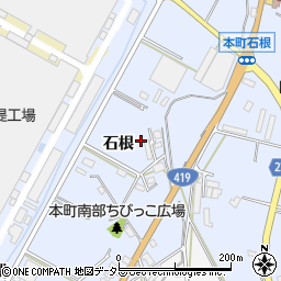 愛知県豊田市本町石根周辺の地図
