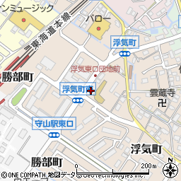 滋賀県守山市浮気町321周辺の地図