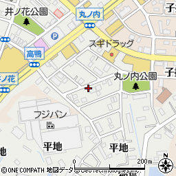 愛知県豊明市三崎町丸ノ内周辺の地図