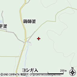 愛知県豊田市花沢町鋳師釜周辺の地図