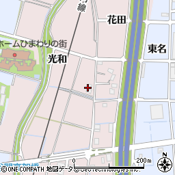 愛知県豊田市竹町光和周辺の地図