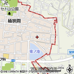 愛知県名古屋市緑区桶狭間2817周辺の地図