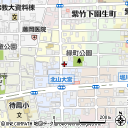 北警察署紫竹交番周辺の地図