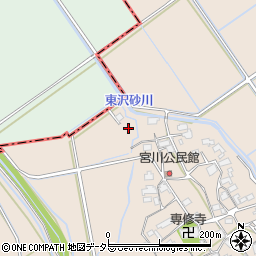 滋賀県東近江市宮川町1442周辺の地図