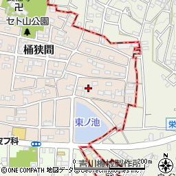愛知県名古屋市緑区桶狭間2812周辺の地図