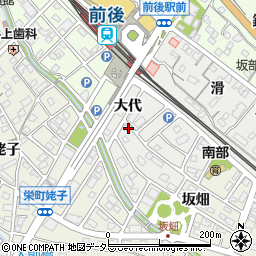 愛知県豊明市阿野町大代125周辺の地図
