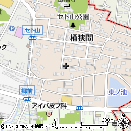 愛知県名古屋市緑区桶狭間2411周辺の地図
