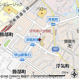 滋賀県守山市浮気町321-26周辺の地図