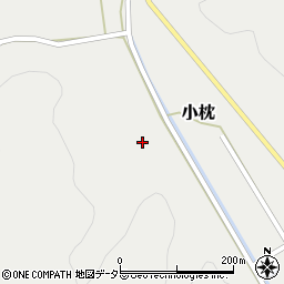 兵庫県丹波篠山市小枕1066周辺の地図