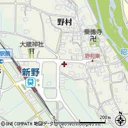 兵庫県神崎郡神河町野村166周辺の地図