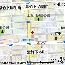 眼鏡市場　京都堀川北山店周辺の地図