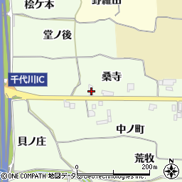 京都府亀岡市千代川町北ノ庄桑寺22周辺の地図