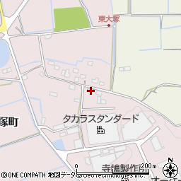 滋賀県東近江市大塚町1284周辺の地図