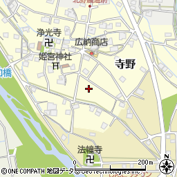 兵庫県神崎郡神河町寺野周辺の地図