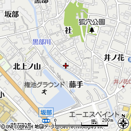 愛知県豊明市三崎町社13-14周辺の地図