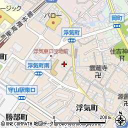 滋賀県守山市浮気町333周辺の地図