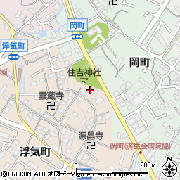 滋賀県守山市浮気町148-3周辺の地図