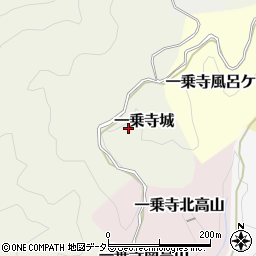 京都府京都市左京区一乗寺城周辺の地図