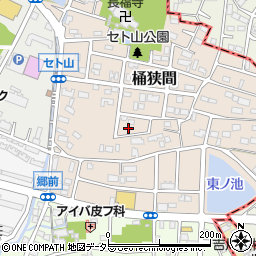 愛知県名古屋市緑区桶狭間2410周辺の地図