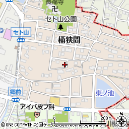 愛知県名古屋市緑区桶狭間2405周辺の地図