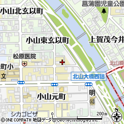 京都府京都市北区小山元町37周辺の地図