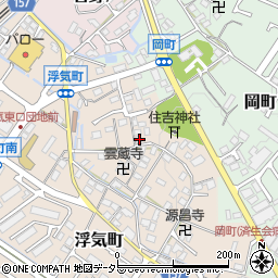 滋賀県守山市浮気町170周辺の地図